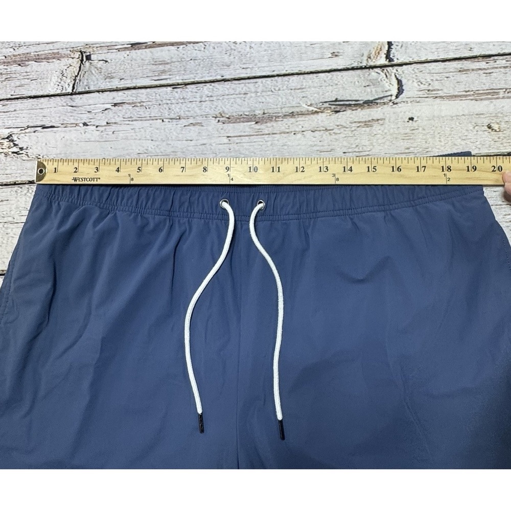 Rhone Mens Blue 5.5" Drawstring Hybrid Lined Active Sweat Shorts Size 2XL - Picture 2 of 7